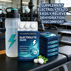 Goma de Mascar con Electrolitos, Suplemento Rápido de Sodio, Potasio y Magnesio, Favorece la Rehidratación, Alivia el Cansancio - Product Image 6
