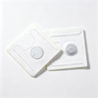 Étiquettes RFID étanches Newbega 70*20mm tissées blanches Qstar-6S UHF ISO 18000-6C & HF Type A NFC Dual EPC 160/256 bits pour blanchisserie