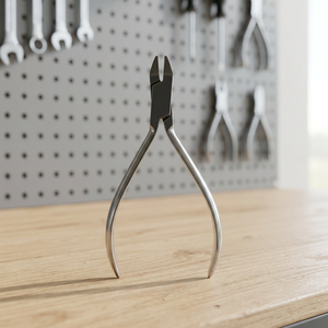 Coupe-fil orthodontique pour interventions dentaires, instrument manuel en acier inoxydable avec poignée ergonomique, outil certifié CE - Product Image 3