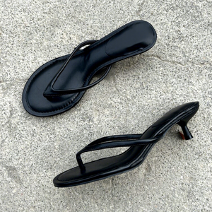 Sandales compensées à talon compensé pour femmes, mules d'été à lanières entre-doigts pour la plage et le quotidien en extérieur - Product Image 5