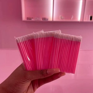 Wholesale 50 Pieces/Bag Disposable Lip Scrub Brush Lipstick Applicator Lip Gloss Wands Lip Brush - Product Image 1