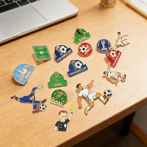 Insignia Conmemorativa de la Copa Mundial de Fútbol Moderna 2026, Accesorio de Mochila Personalizado para Eventos Deportivos - Product Image 2