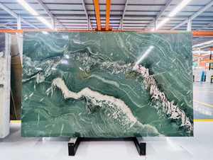 Grande dalle de quartzite vert Goldtop <span class=keywords><strong>Stella</strong></span> Maestro pour revêtement mural intérieur haut de gamme et décoration de maison de luxe - Product Image 1