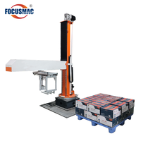 Mesin Penumpuk Robot Palletizer Tipe Kolom Focus Machinery untuk Karton dan Kantong 40kg