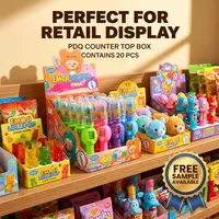 Sucette rotative créative à visages changeants avec bonbon dur de 10g, jouet amusant pour enfants, idéal pour les fêtes