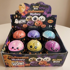 Juguete Antiestrés de Alta Calidad para Halloween, Mini Bollo de Cerdo Asado, Juguete Blandito para Apretar y Aliviar las Emociones - Product Image 1