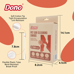 Coton-tiges pour le nettoyage des oreilles des chiens, <span class=keywords><strong>traitement</strong></span> contre les acariens des oreilles des chats, coton-tiges individuels pour chiens, bâtonnets de nettoyage des oreilles pour animaux de compagnie - Product Image 2
