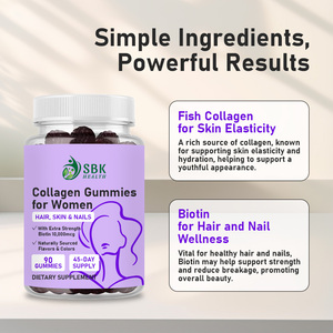 Gomitas de Alta Calidad para Cabello, Piel y Uñas, Suplemento Blanqueador de Piel, Gomitas de Biotina y Colágeno para Mujeres, Suministro para 45 Días, Dulces de Colágeno - Product Image 4