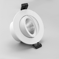 Spot LED encastré en aluminium GISIH 7W, moderne et orientable, pour vitrine d'exposition JX6047