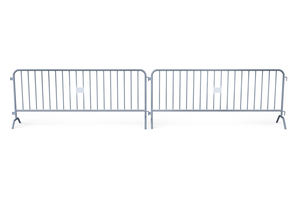 Barriera di Controllo Folla in Acciaio Zincato di Alta Qualità, Recinzione Portatile Temporanea per il Traffico - Product Image 5