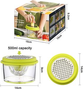 <span class=keywords><strong>Presse</strong></span>-agrumes <span class=keywords><strong>manuel</strong></span> multifonctionnel 4-<span class=keywords><strong>en</strong></span>-1 avec récipient de mesure pour le <span class=keywords><strong>citron</strong></span> et les légumes Outils - Product Image 2