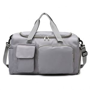 Sac de sport de haute qualité, imperméable, grande capacité, sac de rangement, sac à chaussures, impression de logo, bagage pliable, sac de voyage - Product Image 6