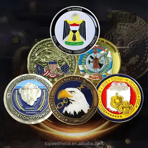 Promotion of beautifully designed zinc alloy coins Columbia bronze metal eagle custom challenge coins