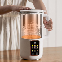 Machine à lait végétal multifonction 1200 ml pour lait de soja/noix/amandes, pour préparer du lait de soja maison.