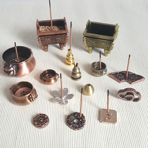 Venta al por mayor de alta calidad de Metal incienso de una variedad de pequeños objetos casa fumigar quemador de incienso - Product Image 6