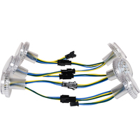 Parc d'attractions SHIJI, 35 mm, DC12V, 6 LED, Ws2811, UCS1903, trou de 20 mm, IP66, étanche, lumière LED RGB à pixels, points lumineux