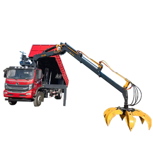 รถเครนติดตั้งบนรถบรรทุกสำหรับยกเหล็กสำหรับงานรีไซเคิลโลหะ - Product Image 5