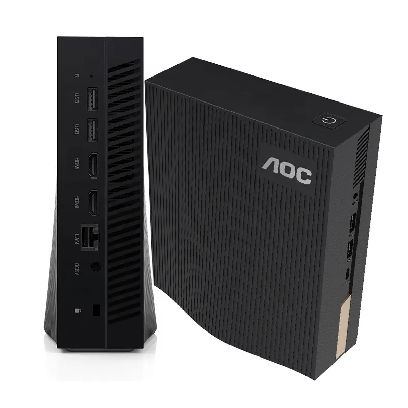 AOC komputer Mini Core I5 Cpu 12450H RAM 16G DDR4 512G SSD WIN11 Komputer Gaming Desktop Pc Mini