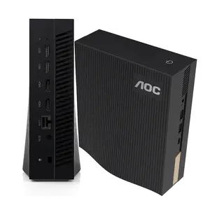 AOC迷你电脑酷睿I5中央处理器12450H内存16G DDR4 512G固态硬盘WIN11游戏台式电脑迷你电脑
