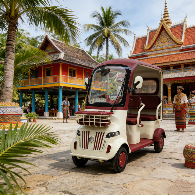 Factory Direct Sale Nice Price Four Wheelers Electric Quadricycle for Sale Electric Assist Quadricycle for Cargo