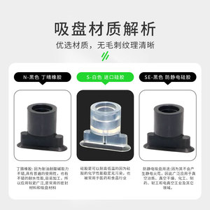 ถ้วยดูดสุญญากาศรูปวงรี SGO/SGON-4x2/7x3.5/12x4/15x5/24X8/30x10/60x20 - Product Image 2