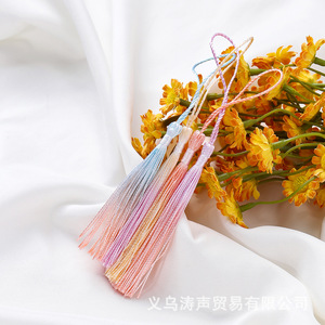 Handmade Gradient Tassel Fabric DIY Jewelry Accessories For <b>Bookmarks</b> Pendants Craft Supplies - Product Image 3