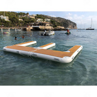 Banchina per moto d'acqua a doppia persona, piattaforma portatile per Jet Ski Lift E Dock