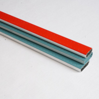 Barre d'espacement en aluminium anodisé coloré, profilé d'espacement pour verre isolant double vitrage IG, profilé d'espacement pour verre creux 8A 10A 14A