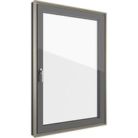 Système de fenêtre coulissante en aluminium à double vitrage anti-ouragan au design moderne personnalisé, en PVC avec cadre en alliage d'aluminium
