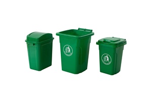 Cubo de basura de plástico con tapa abatible para el hogar de 30L, cubo de basura de <span class=keywords><strong>PP</strong></span> de 30 litros con tapa para almacenamiento de cocina - Product Image 4