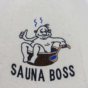 Soyez <span class=keywords><strong>le</strong></span> maître de votre bien-être avec ce chapeau de sauna en pure laine qui s'ajuste à votre tête comme une couronne, tout en favorisant la circulation de la chaleur. - Product Image 2