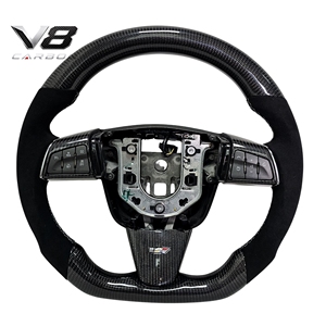 Volante de Fibra de Carbono Real Personalizado V8carbon para BLS <span class=keywords><strong>CTS</strong></span> SLS SRX STS, Accesorios para Automóviles, Piezas de Auto, Modificación, Estilo Deportivo de Carreras - Product Image 5