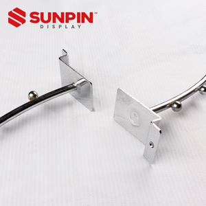 Tùy chỉnh siêu thị treo đá phiến tường kệ móc quần áo multiboard móc 5-bead 7-bead quần áo slatwall hiển thị móc - Product Image 3