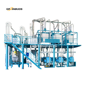 Moulin à farine, processus de fabrication de farine de maïs, élimination du germe, épluchage du maïs et broyage du maïs, machine de meunerie à vendre au Ghana avec prix - Product Image 1