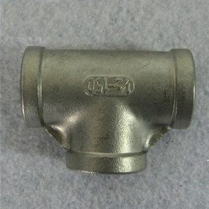 BSPT NPT bsp <span class=keywords><strong>din</strong></span> <span class=keywords><strong>2999</strong></span> ulir stainless steel tee sama - Product Image 1