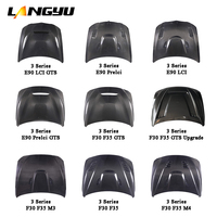 Capot avant en fibre de carbone LANGyu pour BMW, série complète, couvre-moteur E46 E90 E92 E93 F30 F90 G05 G20 M3 M5