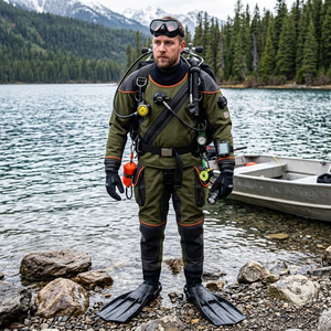 <span class=keywords><strong>Traje</strong></span> <span class=keywords><strong>de</strong></span> Buceo Técnico Impermeable Unisex <span class=keywords><strong>de</strong></span> Manga Larga con Cierre en el Pecho, Transpirable, Ligero, para Adultos, Tallas Grandes, Venta al Por Mayor <span class=keywords><strong>de</strong></span> Fábrica - Product Image 6