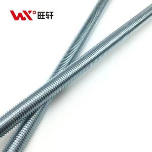 Tiges filetées complètes en acier au carbone zingué DIN975 M10 1m de haute qualité personnalisées en usine pour l'industrie - Product Image 1