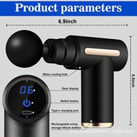Vente chaude Mini pistolet Fascia rechargeable à 4 têtes Appareil de fitness portable multifonctionnel pour le massage de relaxation du corps
