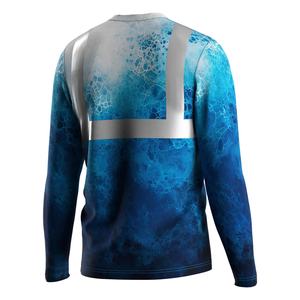 Chemises de pêche réfléchissantes pour hommes à manches longues UPF 50+ à séchage rapide pour les pêcheurs passionnés - Product Image 5