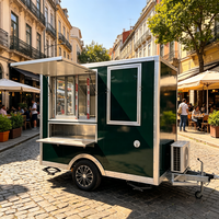 Remorque alimentaire remorquable pour service de bière et barbecue, certifiée DOT FMVSS, en tôle galvanisée, facile à utiliser, chariot à hot-dogs