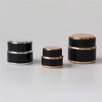 Leere matte Kosmetik behälter runde Kunststoff Gesicht Hautpflege Creme Glas mit Deckel 15g 30g 50g