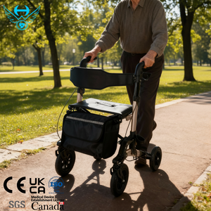 Andador Leve para Uso Interno e Externo, Dobrável em Um Segundo, Altura Ajustável, Operação Fácil, Confortável e Assistido - Product Image 1