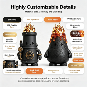 เมย์แอนทอยส์ รับออกแบบ ODM ฟิกเกอร์ไวนิลการ์ตูน ของสะสมงานศิลปะ Lava Guardian บริการ OEM ครบวงจร ของเล่นสะสม PVC ไวนิล - Product Image 4
