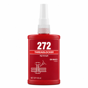 Fixateur de filetage rouge, haute résistance, résistant aux hautes températures Un fixateur de filetage rouge, haute résistance, à viscosité moyenne, à durcissement anaérobie - Product Image 5