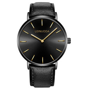 Montre pour homme, style fin, tendance et populaire, cadran simple, montre à quartz rétro avec bracelet en acier. - Product Image 3