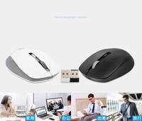 Souris Gaming Sans Fil HP S1000 Plus, Silencieuse, Ergonomique, Optique 2.4G pour PC et Ordinateur Portable