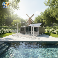 Maison préfabriquée moderne en conteneur de Chine, 2 ou 3 chambres, maison modulaire de luxe préfabriquée avec salle de bain à vendre