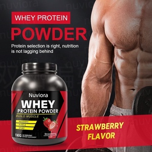 OEM Private Label Whey <strong>Protein</strong> <strong>Powder</strong> 1KG Bulk Strawberry Flavor Muscle <strong>Recovery</strong> Mass Gainer Gym Supplement Wholesale - Product Image 2