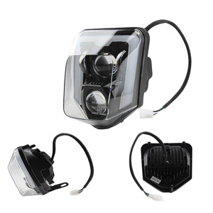 Phare de moto ZUQING HL119, lumière LED à double lentille convexe circulaire pour utilisation hors route - Product Image 3